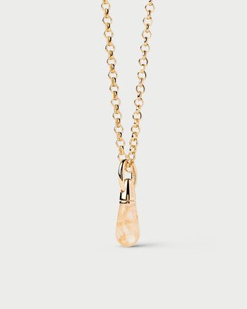 Yellow Aventurine Drop Pendant