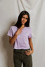 Cher Ringspun Tee - Ultraviolet