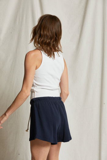 Layla - French Terry Sweat Shorts - Navy
