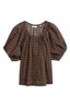 June Top - Noir Foulard