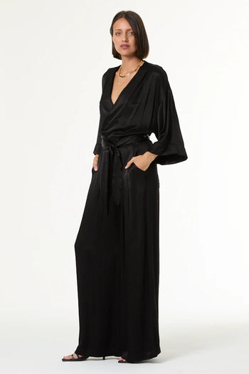 Bina Pleated Pant - Black