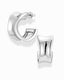 Zara Volume Hoops - Silver Plate