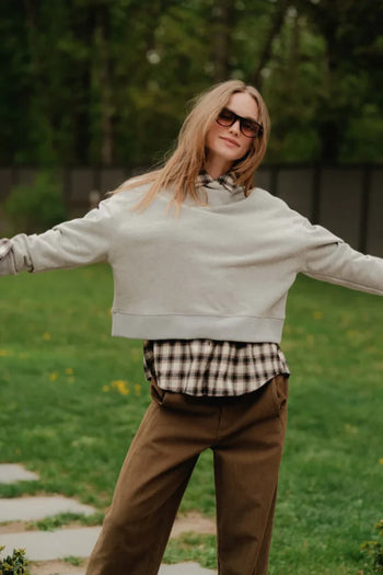 Arden Sweater - Heather Grey