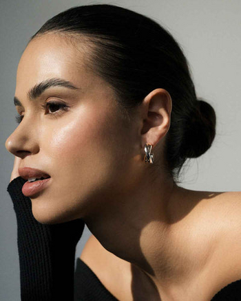 Sullivan Two-Toned Hoops - Mixed Metal