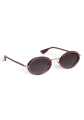 Kate Sunglasses - 12K + Bordeaux