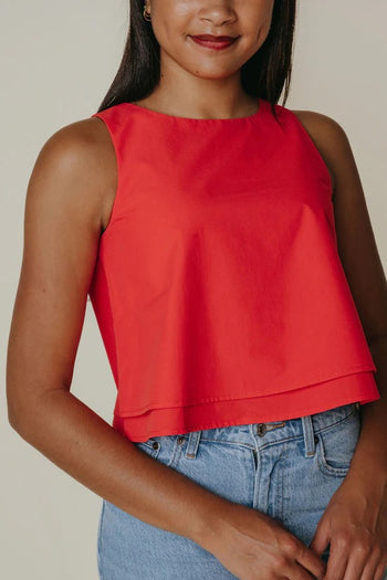 June Top - Red