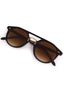 Markle Sunglasses - Black + Black Tea 18K