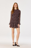 Tasha Dress - Brown Polka Dot