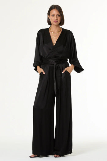 Bina Pleated Pant - Black