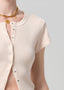 Tabi Short Sleeve Cardigan - Shrimp
