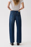 Lexi Mid Rise Bowed Straight - Moonwave