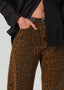 Miro Long Jean -  Sepia Cheetah