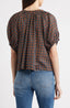 June Top - Noir Foulard