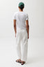Sabrina Curved Utility Pant - White