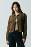 Suede Jacket - Black Coffee