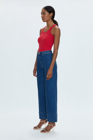 Penny Pintuck Ankle Pant