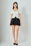 Shell Button Knit Top