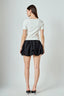 Shell Button Knit Top