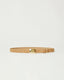 Jacob Suede Belt - Sable/Gold