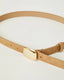 Jacob Suede Belt - Sable/Gold