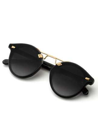 STL Nylon Sunglasses - Black + Shadow 24K Polarized