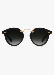 STL Nylon Sunglasses - Black + Shadow 24K Polarized