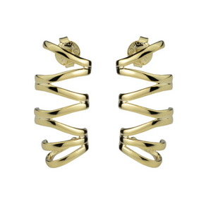 Zig Zag Stud Earrings