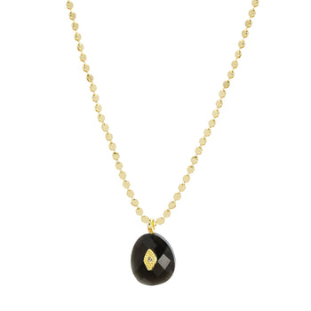 Gold Malachite Necklace