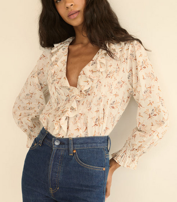 Hardy Top - Creme Windswept