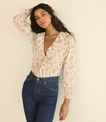 Hardy Top - Creme Windswept