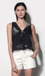 Odessa Ruffle Top - Midnight