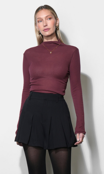 Colette Pleated Skort - Black