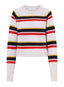 Blakely Cashmere Pullover - Primary Stripe