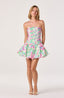 Ella Dress - Pink Green Floral