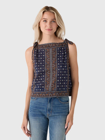 Amalia Top - Bleu
