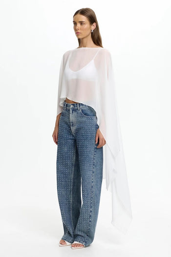 Toni Cape Top - Marshmallow