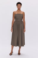 Florence Strappy Back Dress - Driftwood