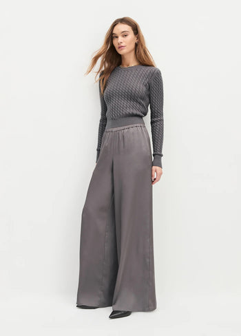 The Effortless Wide Leg - Grey Shadow