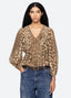 Claude Print Long Sleeve Top