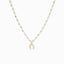 Pave Horseshoe Charm Necklace