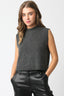 Sleeveless Sweater - Charcoal