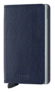 Slimwallet Veg Navy-Silver