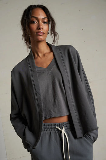 Olivia Cardigan - Charcoal