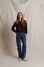 Ziggy - Inside Out Fleece Shrunken Crew - Cherry Lacquer