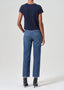 90's Pinch Waist Crop Jean - Overcast