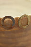 Circle Studs - Brass