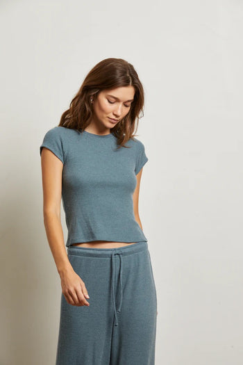 Mindy Brushed Waffle Top