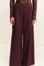 Asher Wide Leg Pant - Berry