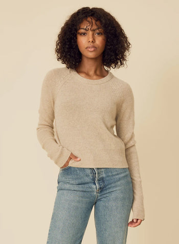 Blakely Cashmere Pullover - Oatmeal