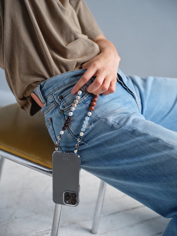 Stone and Pearl Wristlet - Jupiter